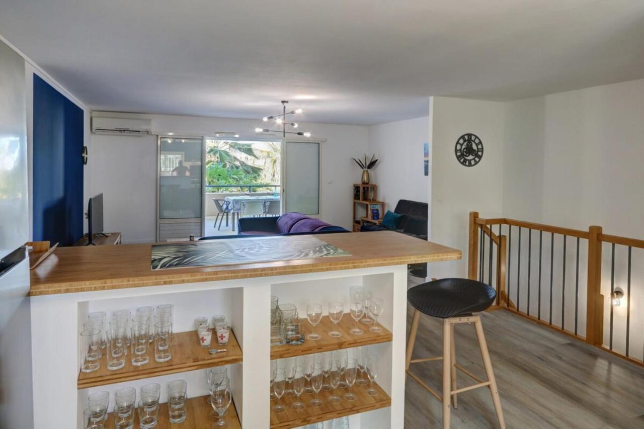 Fleur De Palmier - Appt T4 La Saline Les Bains Villa Luaran gambar